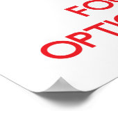 Ruhe behalten und Fokus auf optische Illusionen Poster (Ecke)