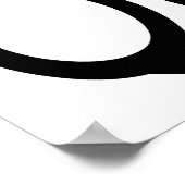 Ruhe behalten und Fragen Gefragt Poster (Ecke)