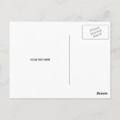 Ruhe behalten und für DONALD TRUMP-Postkarten stim Postkarte (Rückseite)