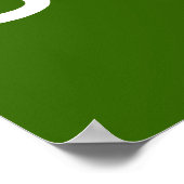 Ruhe behalten und Fußball spielen (beliebig) Poster (Ecke)