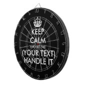 Ruhe behalten und gelassen (benutzerdefinierter Te Dartscheibe (Vorderseite rechts)