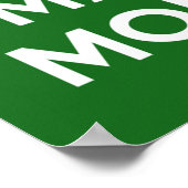 Ruhe behalten und Geld verdienen Poster (Ecke)