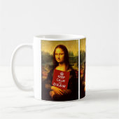 Ruhe behalten und Gezeichnet Kaffeetasse (Links)