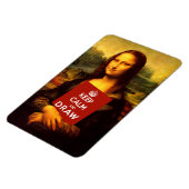 Ruhe behalten und Gezeichnet Magnet (Linke Seite)