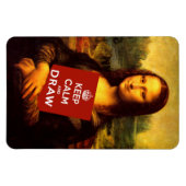 Ruhe behalten und Gezeichnet Magnet (Horizontal)