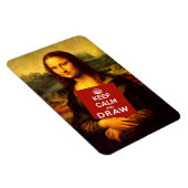 Ruhe behalten und Gezeichnet Magnet (Rechte Seite)