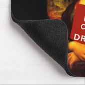 Ruhe behalten und Gezeichnet Mousepad (Ecke)
