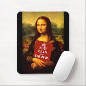 Ruhe behalten und Gezeichnet Mousepad (Mit Mouse)