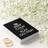 Ruhe behalten und Go Fish Spielkarten spielen (Insitu (Hochzeit))