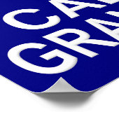 Ruhe behalten und Großvater anrufen Poster (Ecke)