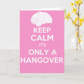 Ruhe behalten und Grußkarte weiterführen Karte (Gelbe Blume)