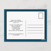 Ruhe behalten und Hand waschen Postkarte (Rückseite)