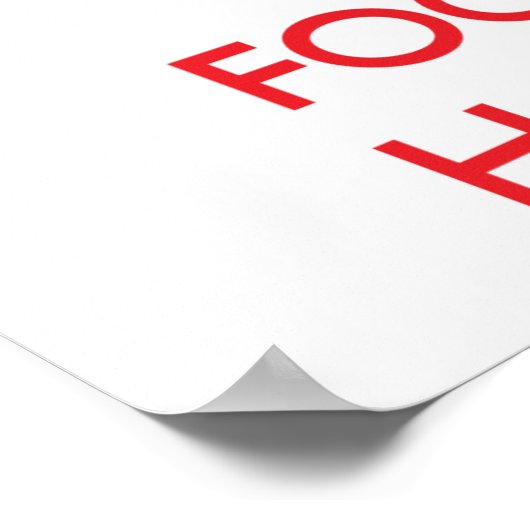 Ruhe behalten und Handball im Mittelpunkt Poster (Ecke)