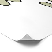 Ruhe behalten und Hände waschen Poster (Ecke)