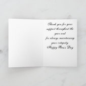 Ruhe behalten und Ihr eigener Boss sein Karte (Innenseite)