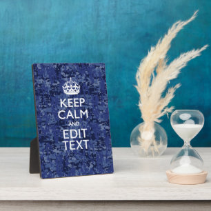 Ruhe behalten und Ihre digitale Camouflage für die Fotoplatte