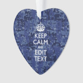 Ruhe behalten und Ihre digitale Camouflage für die Ornament (Vorderseite)