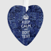 Ruhe behalten und Ihre digitale Camouflage für die Ornament (Vorderseite)