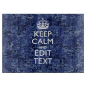 Ruhe behalten und Ihre digitale Camouflage für die Schneidebrett (Vorderseite)