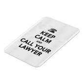 Ruhe behalten und Ihren Anwalt anrufen Magnet (Linke Seite)