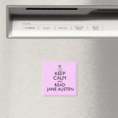 Ruhe behalten und Jane Austen gelesen Magnet (In Situ (Geschirrspüler))