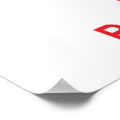 Ruhe behalten und Kartoffeln essen Poster (Ecke)