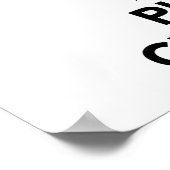 Ruhe behalten und Klarinette spielen Poster (Ecke)