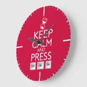 Ruhe behalten und Kontrolle Alt drücken und komisc Große Wanduhr (Winkel)