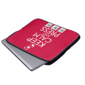 Ruhe behalten und Kontrolle Alt drücken und komisc Laptopschutzhülle (Vorne Knopf)