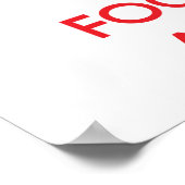 Ruhe behalten und Konzentration auf ALGEBRA Poster (Ecke)