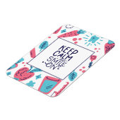 Ruhe behalten und Lächeln auf | Niedlicher Satz Magnet (Linke Seite)