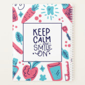 Ruhe behalten und Lächeln auf | Niedlicher Satz Planer (Rückseite)