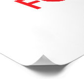 Ruhe behalten und Lent-Fokus Poster (Ecke)