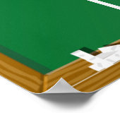 Ruhe behalten und lernen Sie weiter Poster (Ecke)