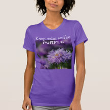 Ruhe behalten und Lila sein/Aster-Blume/