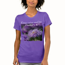 Ruhe behalten und Lila sein/Aster-Blume/