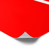 Ruhe behalten und Maske tragen - Coronavirus Poster (Ecke)