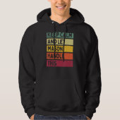 Ruhe behalten und Mason-Handling dieses Retro-Zita Hoodie (Vorderseite)