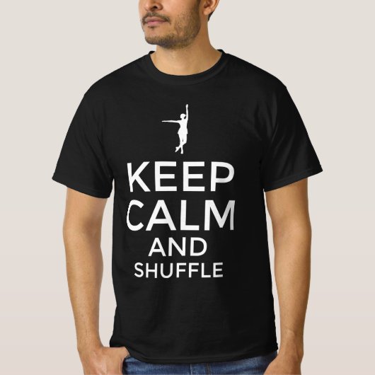 Ruhe behalten und mischen T-Shirt (Vorderseite)