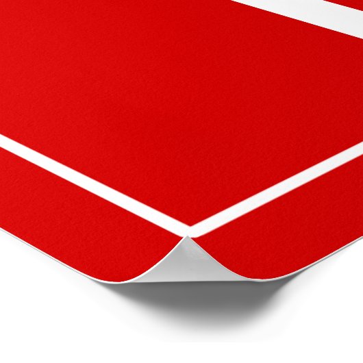 Ruhe behalten und mit der Mama einverstanden Poster (Ecke)