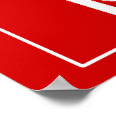 Ruhe behalten und mit der Mike einverstanden Poster (Ecke)