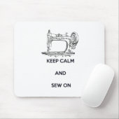 Ruhe behalten und nähen mousepad (Mit Mouse)
