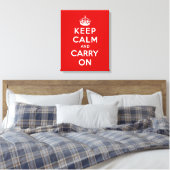 Ruhe behalten und Original weiterführen Leinwanddruck (Insitu (Schlafzimmer))