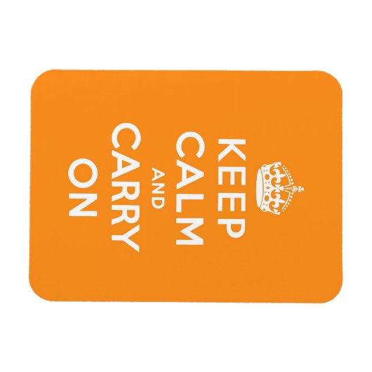 Ruhe behalten und Original weiterführen Magnet (Horizontal)