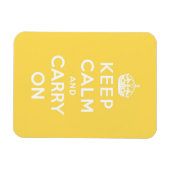 Ruhe behalten und Original weiterführen Magnet (Horizontal)