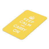 Ruhe behalten und Original weiterführen Magnet (Linke Seite)