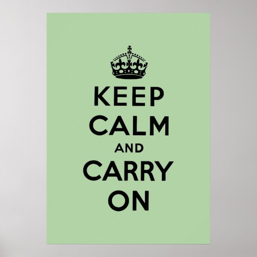 Ruhe behalten und Original weiterführen Poster (Vorne)