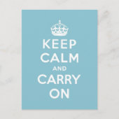 Ruhe behalten und Original weiterführen Postkarte (Vorderseite)