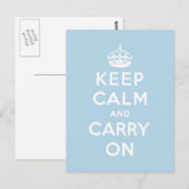 Ruhe behalten und Original weiterführen Postkarte (Vorne/Hinten)