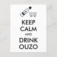 Ruhe behalten und Ouzo trinken